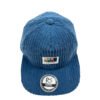 Gorra plana corduroy azul índigo - Image 3