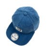 Gorra plana corduroy azul índigo - Image 2