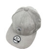 Gorra plana gris corduroy - Imagen 3