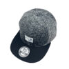 Gorra plana gris moteado- negro - Imagen 3