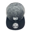 Gorra plana gris moteado- negro - Imagen 2