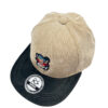 Gorra plana beige corduoy-gris oscuro - Imagen 3