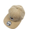 Gorra plana beige corduroy - Imagen 2