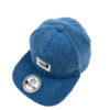 Gorra plana azul corduroy - Imagen 3