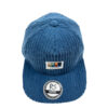 Gorra plana azul corduroy - Imagen 2