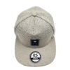 Gorra plana beige tejida RyS - Imagen 2