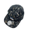 Gorra plana negro rayos