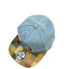 Gorra plana jean cuadros - Imagen 3