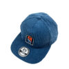 Gorra plana azul corduroy alma libre - Imagen 3