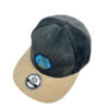 Gorra plana gris oscuro- corduroy beige - Imagen 3