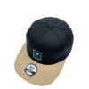 Gorra plana negro beige corduroy - Imagen 3