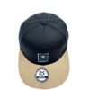 Gorra plana negro beige corduroy - Imagen 2