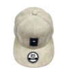 Gorra plana beige tejida - Imagen 2