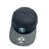 Gorra plana negro gris moteado - Imagen 2