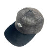 Gorra de teja curva café plateado- negro - Imagen 3