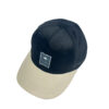 Gorra de teja curva negro-beige - Imagen 3