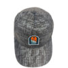 Gorra de teja curva café- plateado - Imagen 2