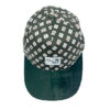 Gorra de teja curva flores verde esmeralda - Imagen 2