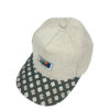 Gorra de teja curva marfil-flores - Imagen 3