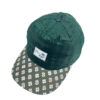 Gorra verde esmeralda- flores - Imagen 3