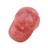Gorra de teja curva rosa