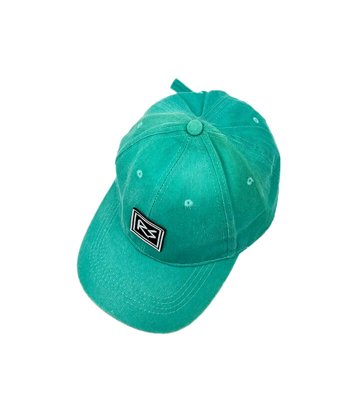 Gorra de teja curva Acid wash